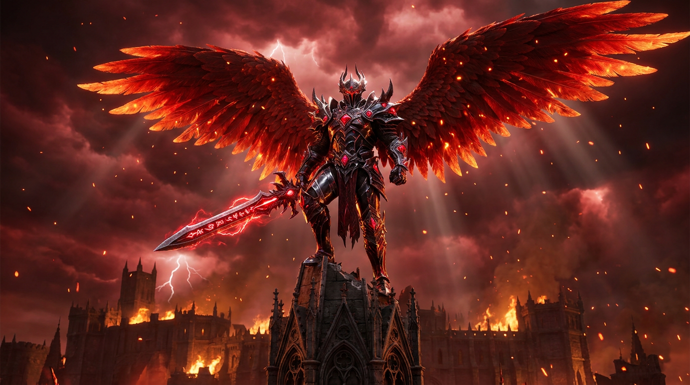 4K Desktop Wallpaper — Archangel Awakening